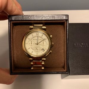Women’s gold Michael kors Watch